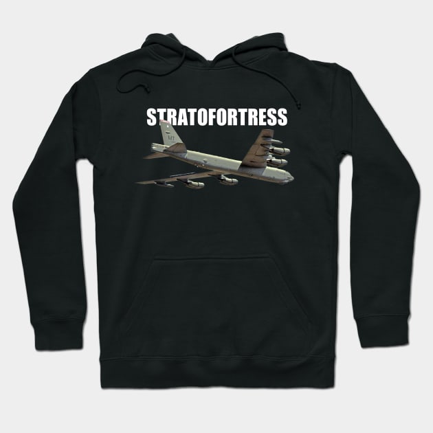 B-52 stratofortress Bomber Airplane Aircraft Hoodie by BeesTeez